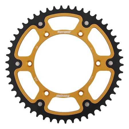 Supersprox Gold Stealth Sprocket For Yamaha TTR230 2005-2017, YZ400F 1999 RST-245-50-GLD